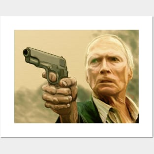 Clint Eastwood as Walt Kowalski in Gran Torino Posters and Art